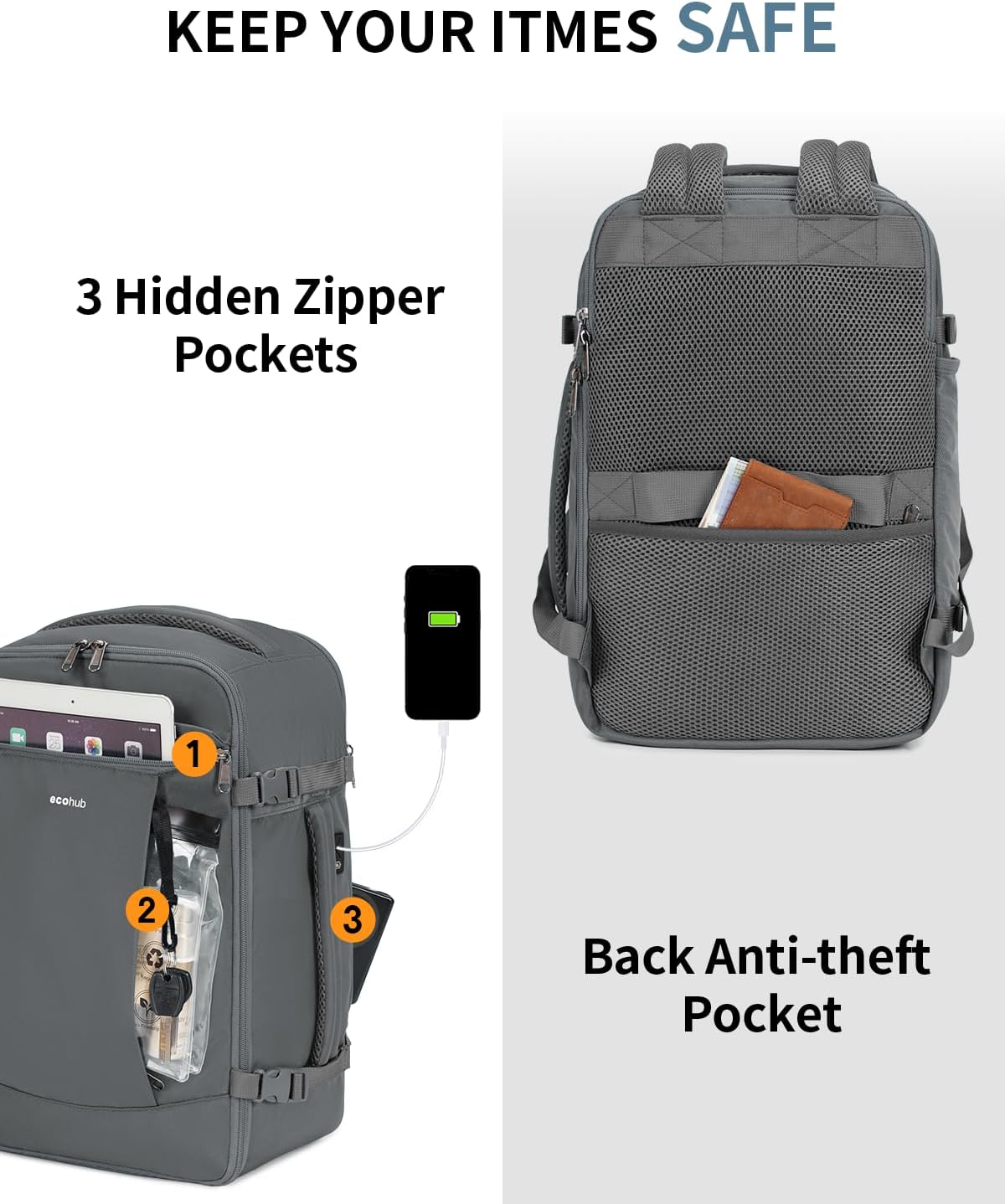 Sac triple fonction